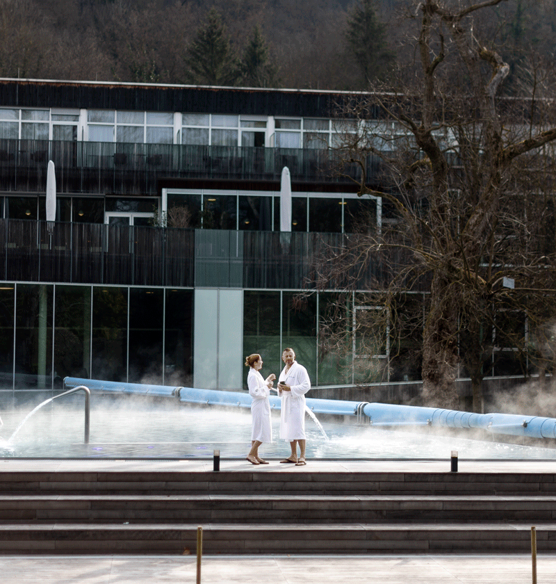 Silvester im Bademantel