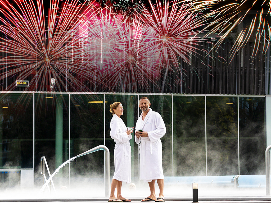 Silvester im Bademantel in Bad Gleichenberg