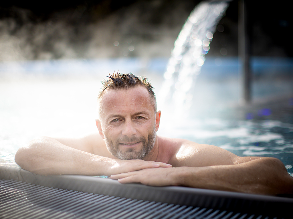 Silvester im Bademantel in Der Therme der Ruhe Bad Gleichenberg.